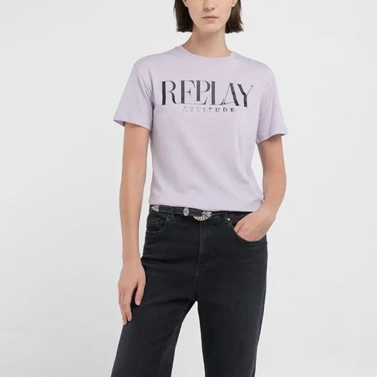 Снимка на REPLAY WOMEN'S REPLAY ATTITUDE COTTON T-SHIRT