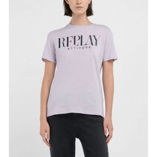 Снимка на REPLAY WOMEN'S REPLAY ATTITUDE COTTON T-SHIRT