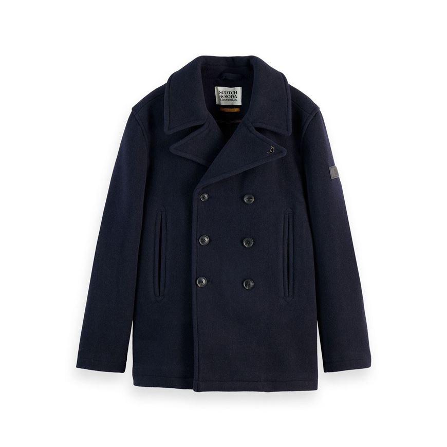 Снимка на SCOTCH&SODA MEN'S WOOL BLEND PEACOAT