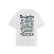 Снимка на SCOTCH&SODA MEN'S REGULAR FIT FRONT BACK ARTWORK T-SHIRT