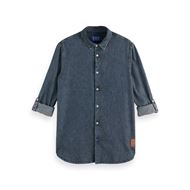 Снимка на SCOTCH&SODA MEN'S WASHED BLACK DENIM SHIRT