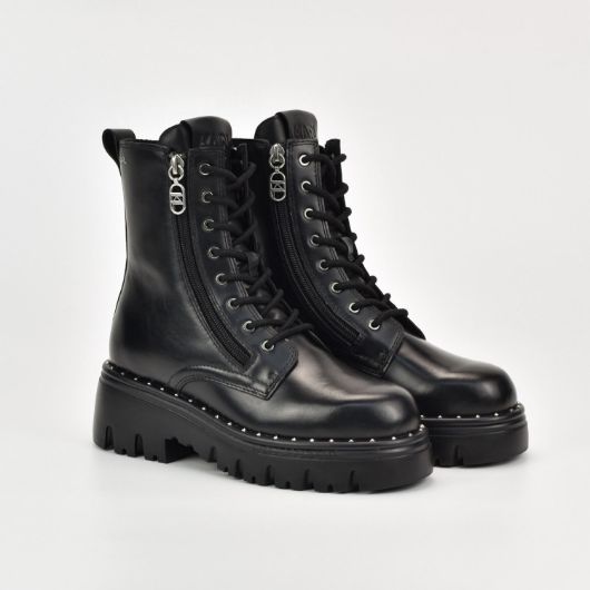 Снимка на KARL LAGERFELD WOMEN'S KOMBAT DOUBLE ZIP LACE BOOT