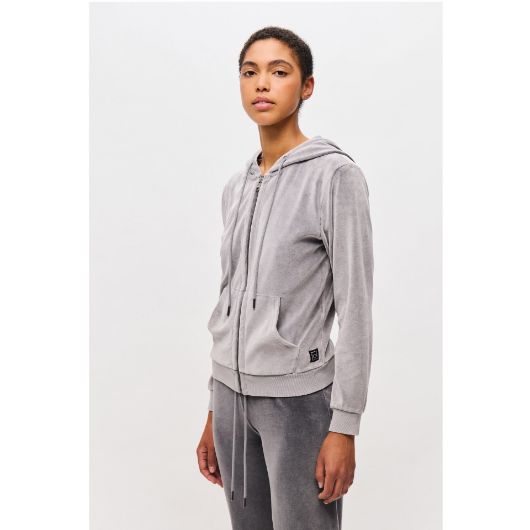 Снимка на DIRTY LAUNDRY WOMEN'S FULL ZIP VELOURS IN REGULAR LINE