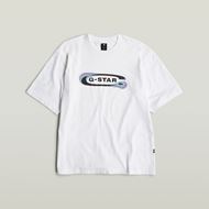 Снимка на G-STAR RAW MEN'S GRADIENT OLD SKOOL LOGO BOXY T-SHIRT