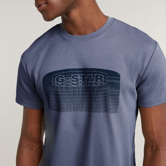 Снимка на G-STAR RAW MEN'S STACKED OLD SKOOL LOGO T-SHIRT