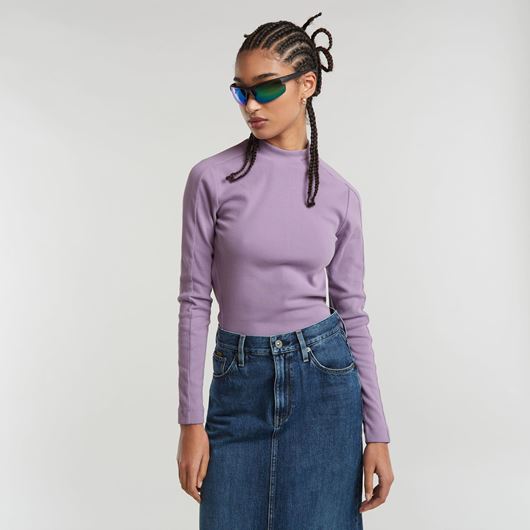 Снимка на G-STAR RAW WOMEN'S SLIM RIB MOCK