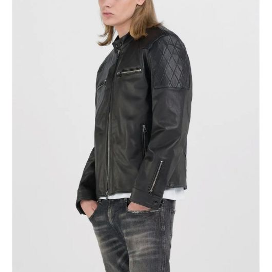 Снимка на REPLAY MEN'S LEATHER BIKER JACKET