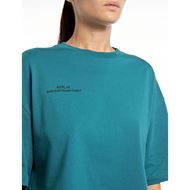 Снимка на REPLAY WOMEN'S CROPPED COTTON T-SHIRT WITH LOGO