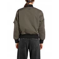 Снимка на REPLAY WOMEN'S BOMBER JACKET IN POLY SATIN