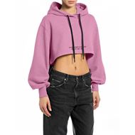 Снимка на REPLAY WOMEN'S OVERSIZED CROPPED SWEATSHIRT