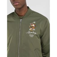 Снимка на REPLAY MEN'S POLY SATIN BOMBER JACKET WITH TIGER