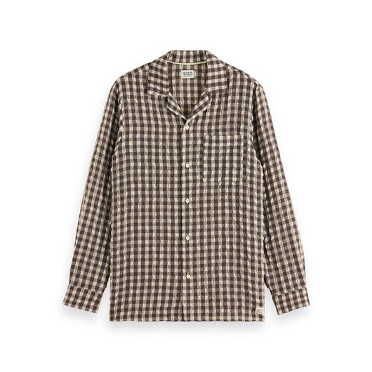 Снимка на SCOTCH&SODA MEN'S SEERSUCKER WOOL BLEND CHECK SHIRT