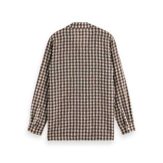 Снимка на SCOTCH&SODA MEN'S SEERSUCKER WOOL BLEND CHECK SHIRT