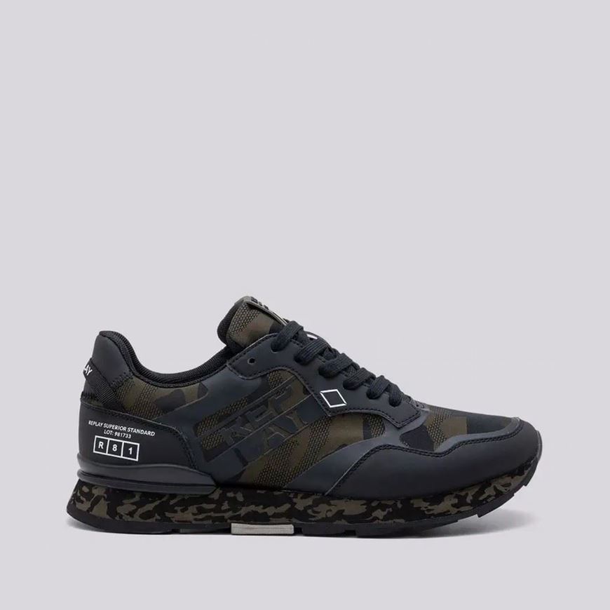 Снимка на REPLAY MEN'S ARTHUR HIDDEN CAMO PATTERNED SNEAKERS