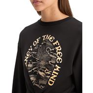 Снимка на SCOTCH&SODA WOMEN'S CHEST ARTWORK MODAL SWEATSHIRT WITH TWIST DETAIL