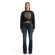 Снимка на SCOTCH&SODA WOMEN'S CHEST ARTWORK MODAL SWEATSHIRT WITH TWIST DETAIL