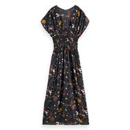 Снимка на SCOTCH&SODA WOMEN'S PRINTED MODAL SMOCK WAIST MAXI DRESS