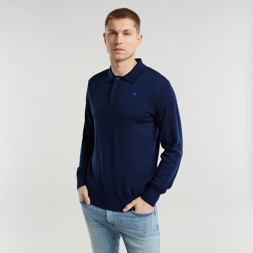 Снимка на G-STAR RAW MEN'S PREMIUM CORE DUNDA POLO KNIT