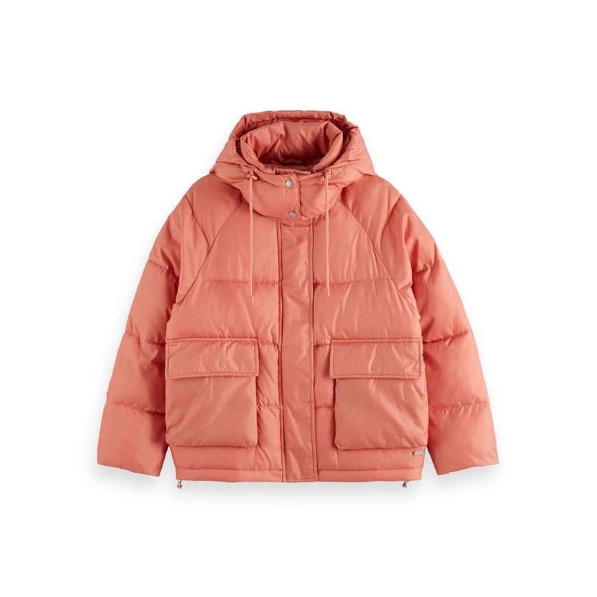 Снимка на SCOTCH&SODA WOMEN'S SHORT RIPSTOP PUFFER