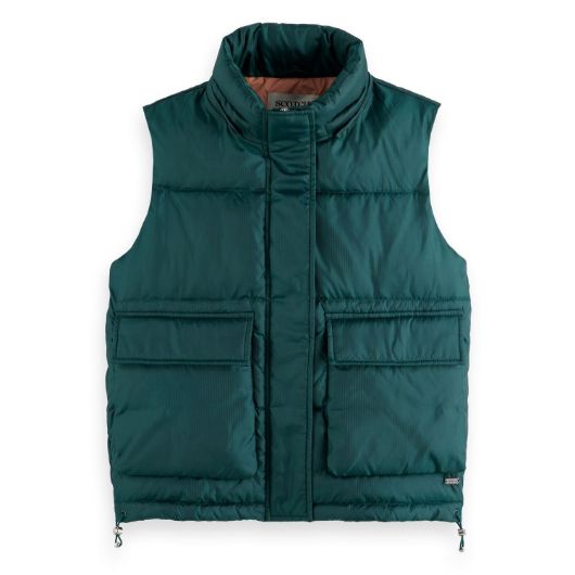 Снимка на SCOTCH&SODA WOMEN'S BODYWARMER WITH HOOD