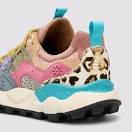 Снимка на FLOWER MOUNTAIN WOMEN'S YAMANO 3 WOMAN - SUEDE AND TECHNICAL FABRIC SNEAKERS - PINK-GREY