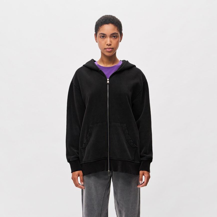 Снимка на DIRTY LAUNDRY WOMEN'S OVERSIZED FULL ZIP WITH DESTROYS