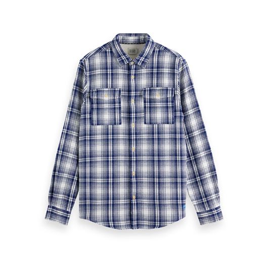 Снимка на SCOTCH&SODA MEN'S REGULAR FIT FLANNEL CHECK SHIRT