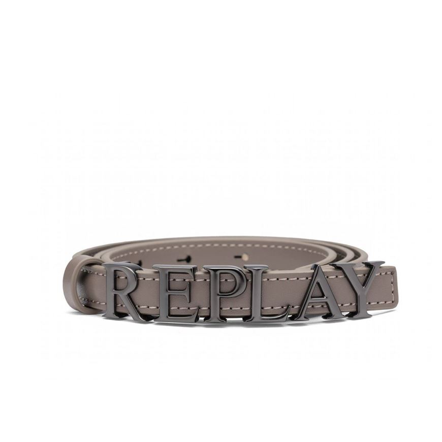 Снимка на REPLAY WOMEN'S THIN BELT WITH LETTERING