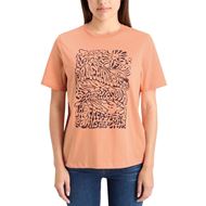 Снимка на SCOTCH&SODA WOMEN'S CHEST ARTWORK RELAXED FIT T-SHIRT