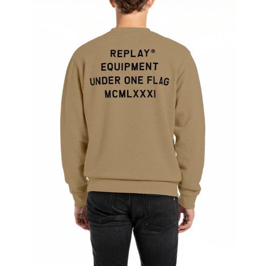 Снимка на REPLAY MEN'S REGULAR-FIT SWEATSHIRT WITH LETTERING