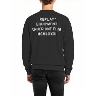 Снимка на REPLAY MEN'S REGULAR-FIT SWEATSHIRT WITH LETTERING