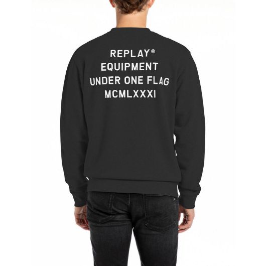 Снимка на REPLAY MEN'S REGULAR-FIT SWEATSHIRT WITH LETTERING