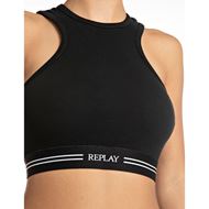 Снимка на REPLAY WOMEN'S RIBBED SLIM-FIT CROP TOP