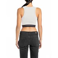 Снимка на REPLAY WOMEN'S RIBBED SLIM-FIT CROP TOP