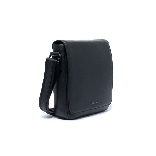 Снимка на MOMODESIGN MADRID LEATHER SHOULDER BAG BLACK