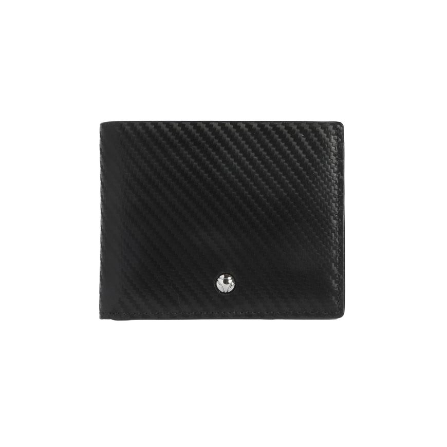 Снимка на MOMODESIGN GENUINE LEATHER WALLET WITH CARBON COATING MO-11CA BLACK