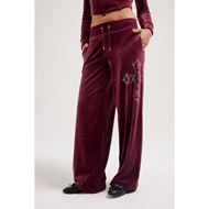 Снимка на JUICY COUTURE WOMEN'S JUICY CROSS JERRY WIDE LEG TRACK PANTS