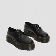 Снимка на DR. MARTENS WOMEN'S 1461 QUAD SMOOTH LEATHER PLATFORM SHOES