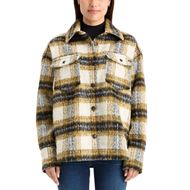 Снимка на SCOTCH&SODA WOMEN'S BRUSHED CHECK WOOL MIX SHIRT JACKET