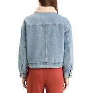 Снимка на SCOTCH&SODA WOMEN'S WASHED DENIM JACKET WITH SHERPA DETAILS