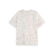 Снимка на SCOTCH&SODA WOMEN'S FLOCK AOP REGULAR FIT T-SHIRT