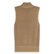 Снимка на SCOTCH&SODA WOMEN'S METALLIC POINTELLE KNITTED TANK