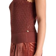 Снимка на SCOTCH&SODA WOMEN'S METALLIC POINTELLE KNITTED TANK