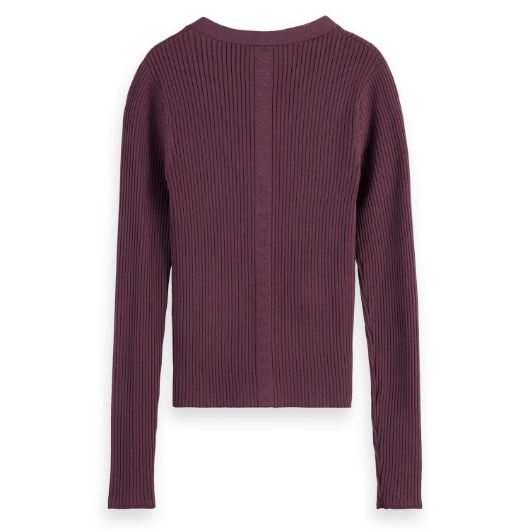 Снимка на SCOTCH&SODA WOMEN'S RIBBED FITTED PULLOVER