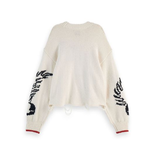 Снимка на SCOTCH&SODA WOMEN'S INTARSIA OVERSIZED PULLOVER