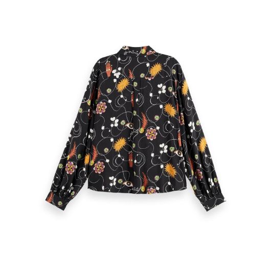 Снимка на SCOTCH&SODA WOMEN'S VISCOSE PRINTED BALLOON SLEEVE SHIRT