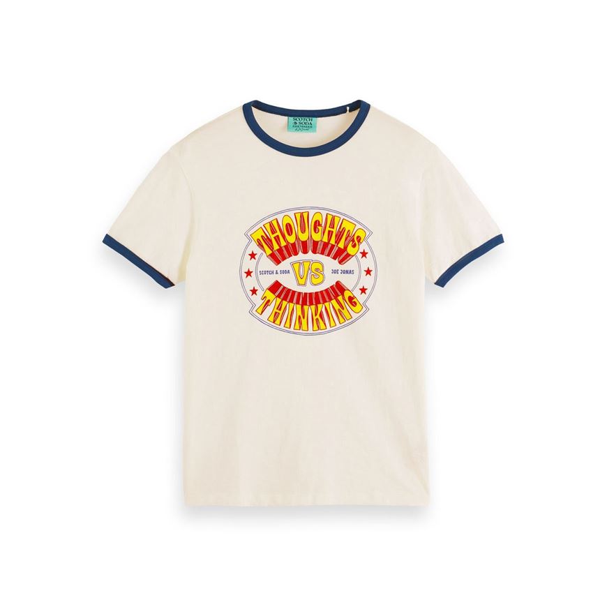 Снимка на SCOTCH&SODA MEN'S JOE JONAS X SCOTCH  SODA RINGER T-SHIRT