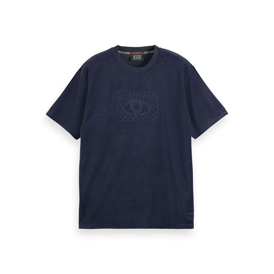 Снимка на SCOTCH&SODA MEN'S VELOUR T-SHIRT