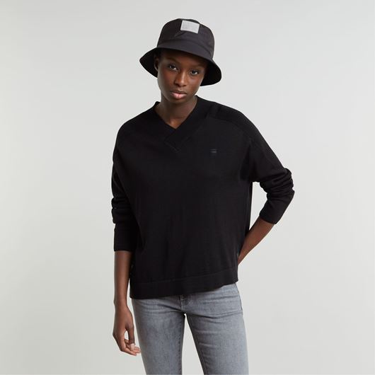 Снимка на G-STAR RAW WOMEN'S CORE LOOSE V-NECK KNIT