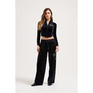 Снимка на JUICY COUTURE WOMEN'S JUICY CROSS JERRY WIDE LEG TRACK PANTS